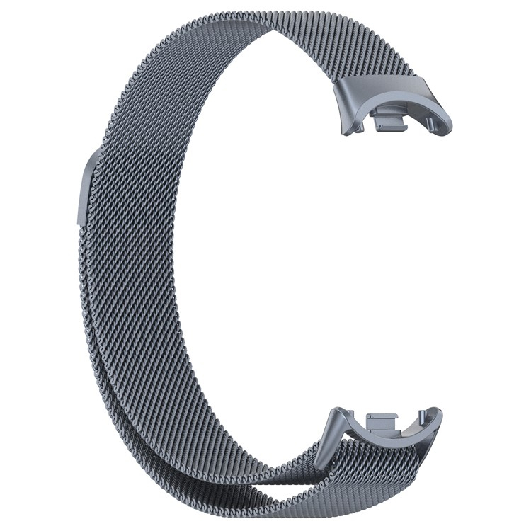 Xiaomi Smart Band 8 / 9 Edelstahl Milanaise Armband mit Magnetverschluss (Gelenkumfang: 160-240mm) - Grau