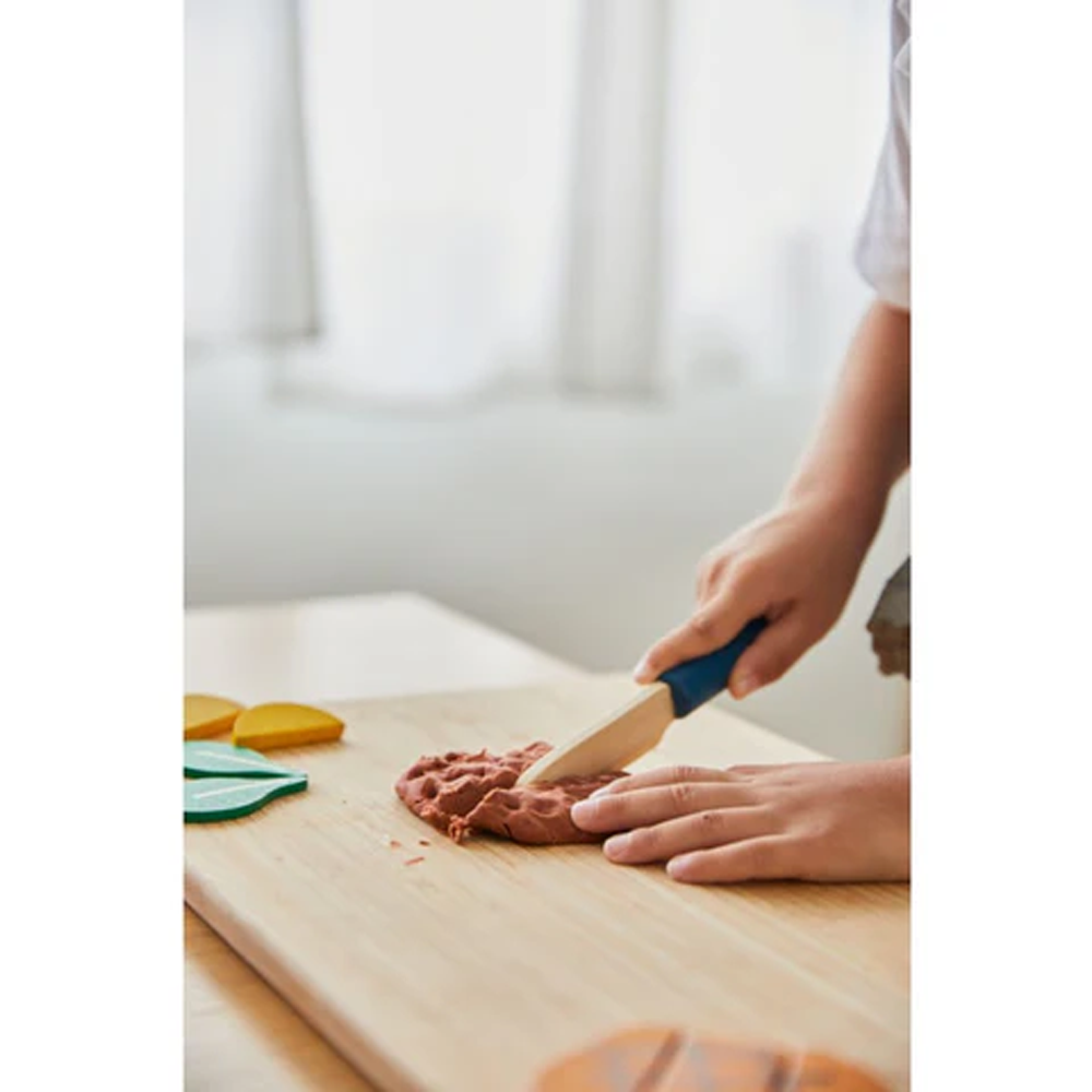 (7-tlg. Set) Holz Chef Koch Spielset Kinder Spielzeug Küchen Lern Zubehör inkl. Stoff Schürze / Mütze (3710)