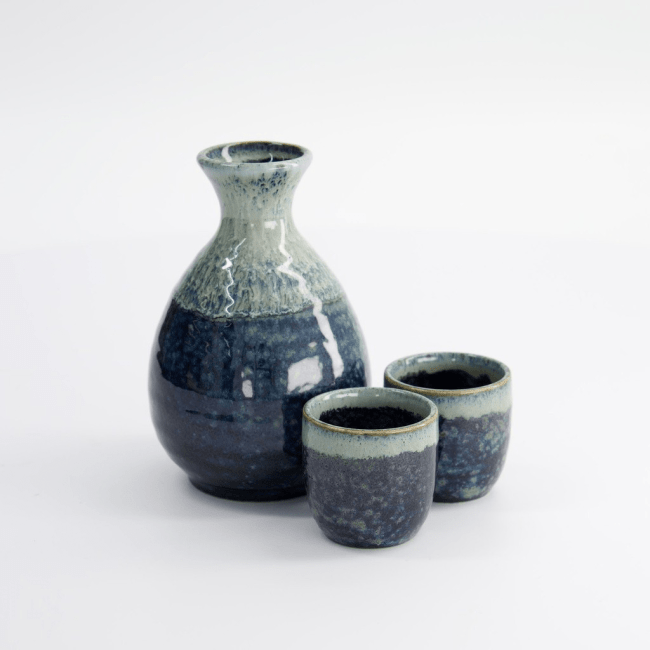 Sake Set Namako Unofu 3-Delig