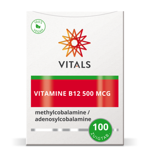 Vitals Vitamine B12 500mcg Zuigtabletten 100ZTB