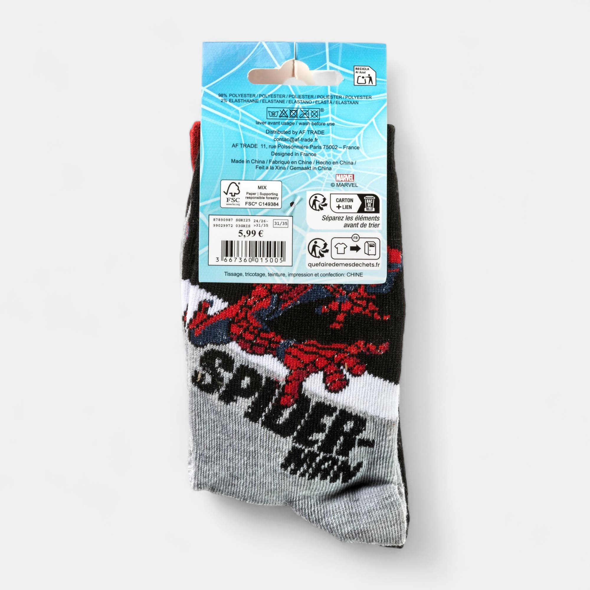 Chaussettes Enfant gris