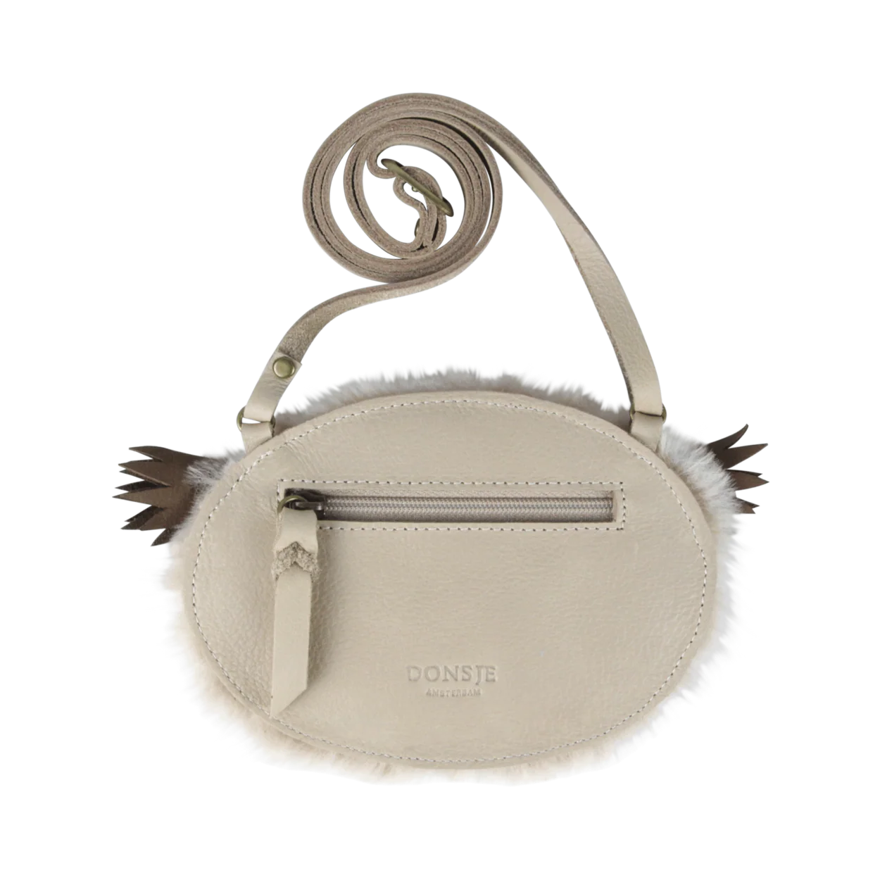 Britta Exclusive Purse | Owl | Ivory Classic Leather