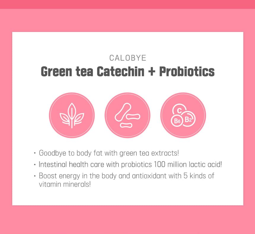 CALOBYE - Groene thee catechine + probiotica