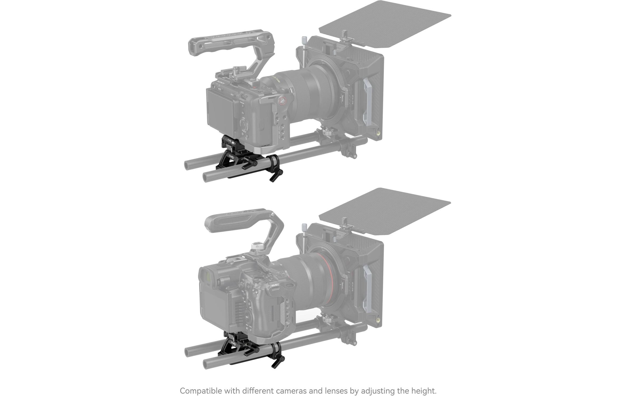 Höhenverstellbares Montageplatten-Kit<br>Arca-Swiss kompatibles Festplatten-Kit