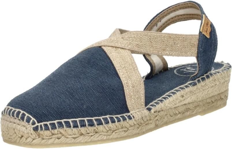 Toni Pons Verdi-V Dames Espadrilles Mari Blauw Canvas VERDIVmari