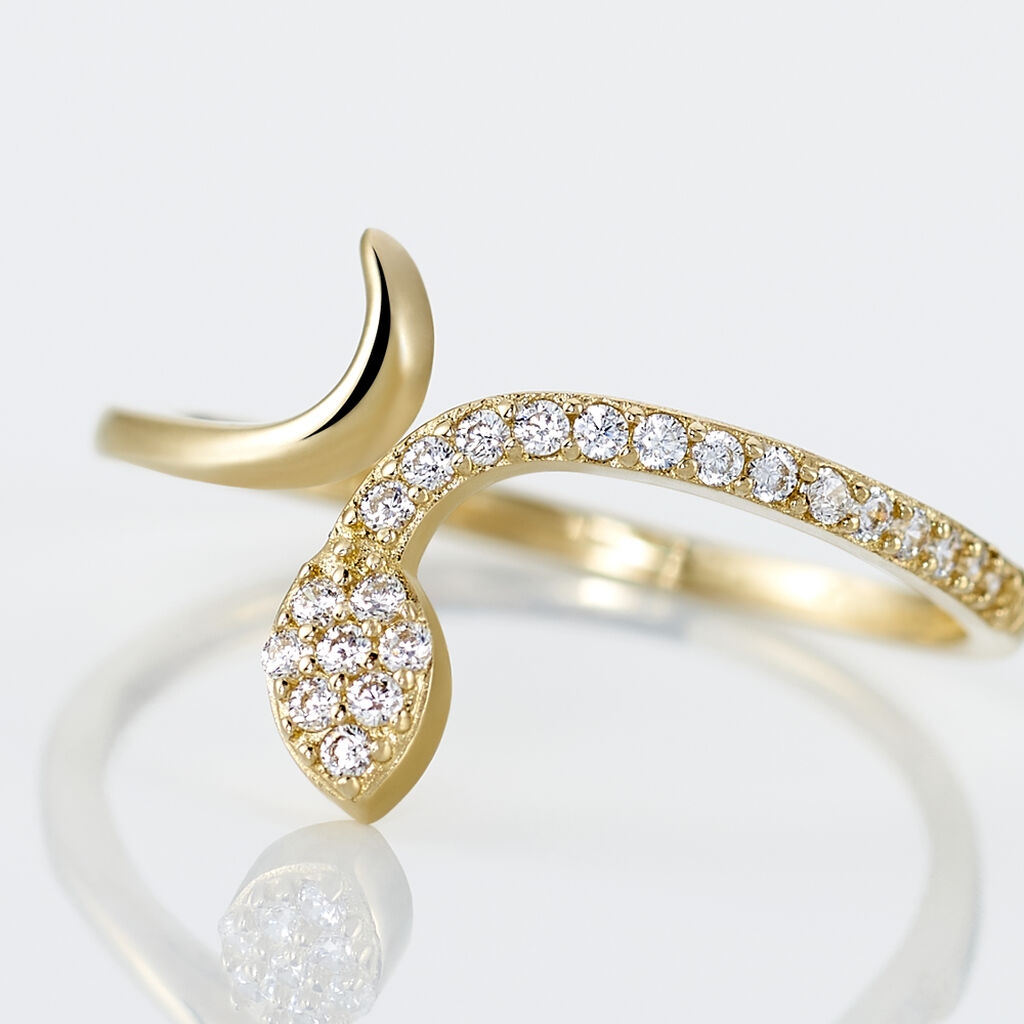 Bague Sabinka Or Jaune Oxyde De Zirconium