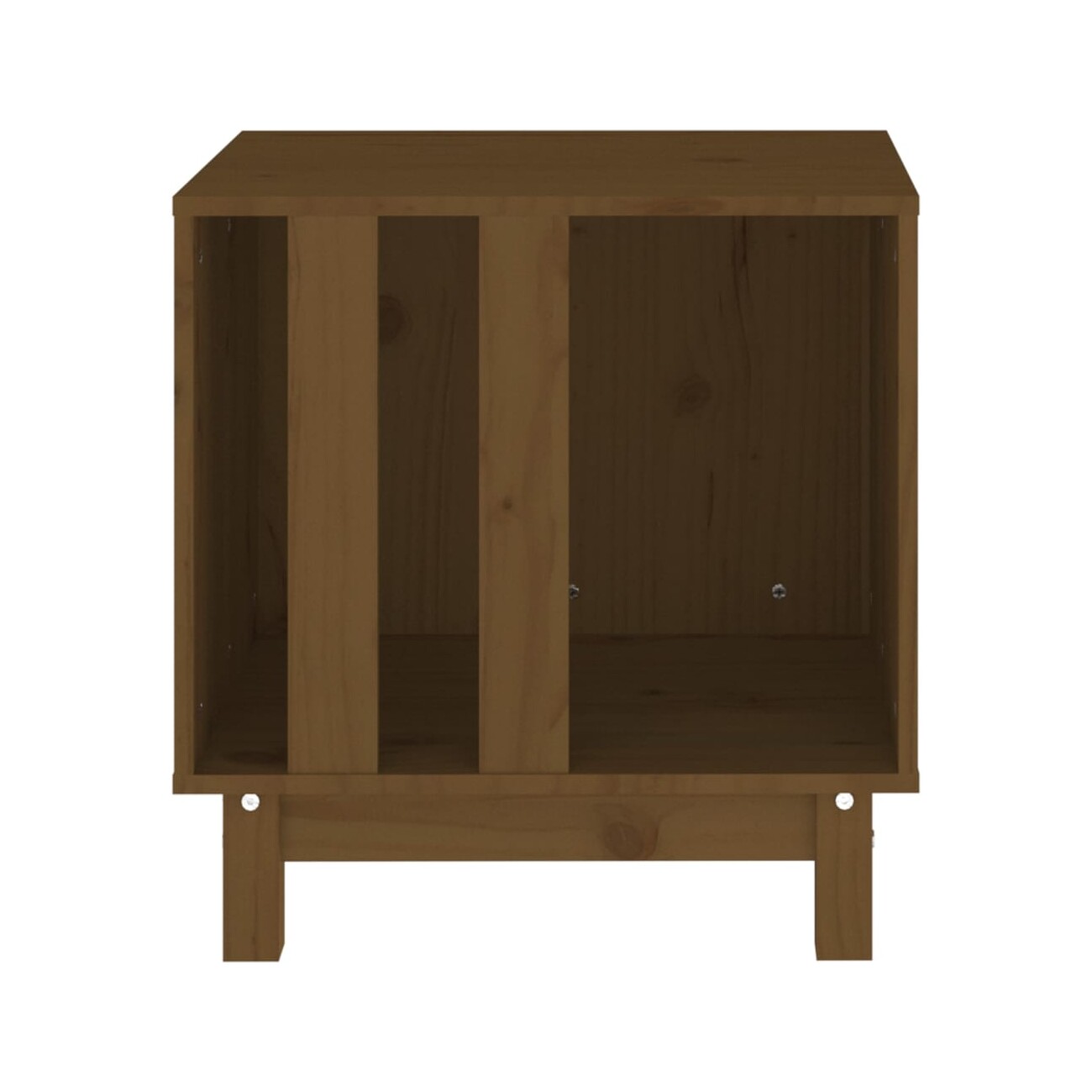 VidaXL Hundehütte Massivholz Kiefer Hundehöhle Hundebett braun 50 cm, 50 cm, 52 cm