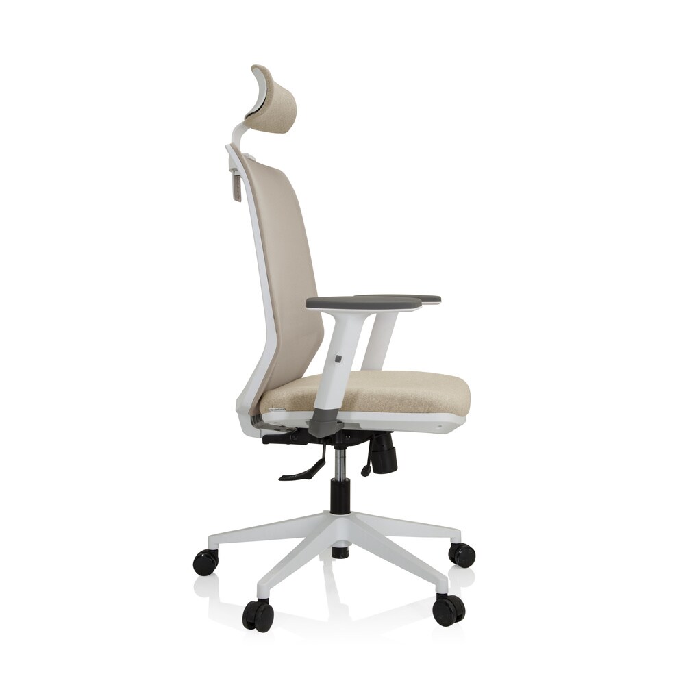 Profi Bürostuhl PROFONDO PRO W Stoff/Netzstoff mit Armlehnen (höhenverstellbar) hjh OFFICE