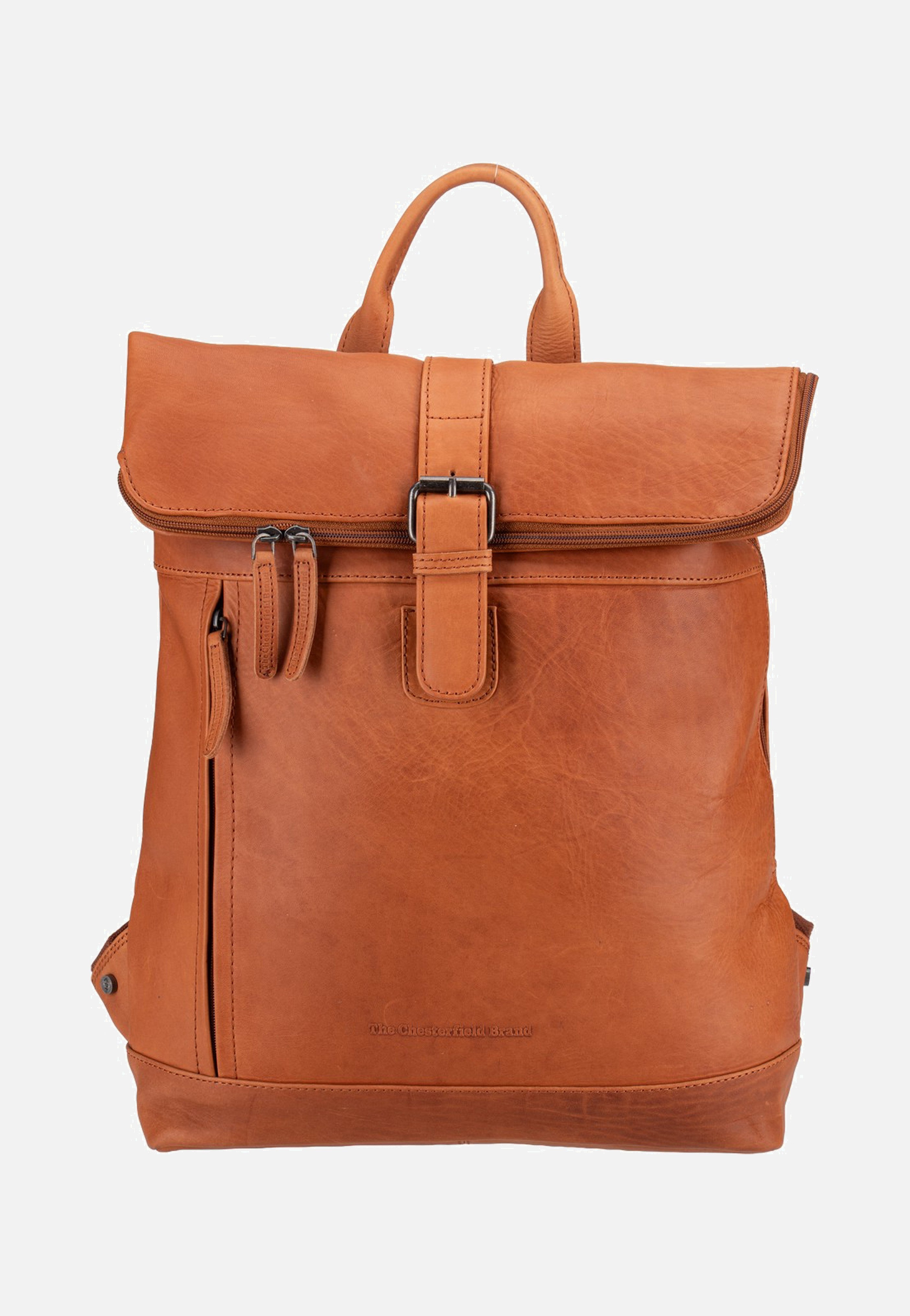Larsson 0338 Cognac - Rolltop Rucksack
