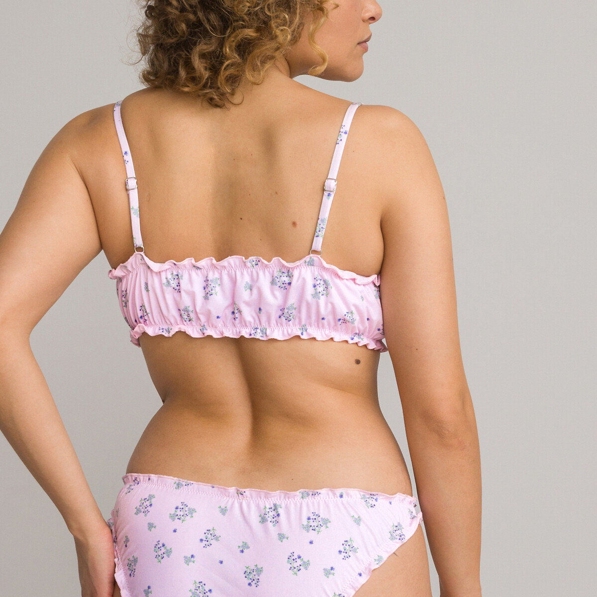 COLEÇÕES LA REDOUTE<br>Sutiã de biquíni, corpete, bordas com babados