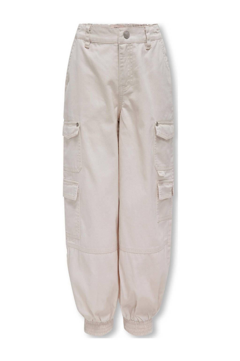 ONLY cargobroek KOGSTINE ecru