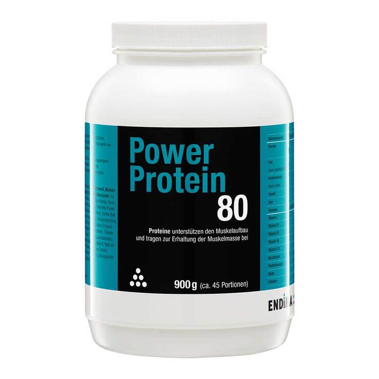 Power Protein 80 Vanille Pulver, 900 g