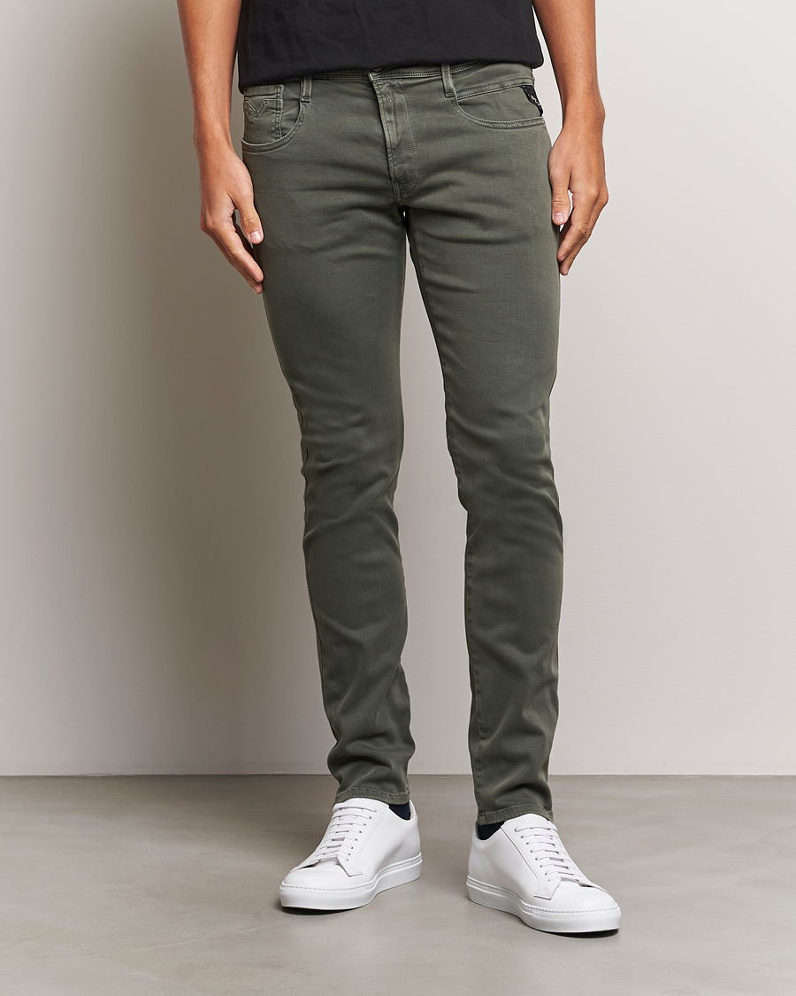 Replay Anbass Hyperflex X.Lite 5-Pocket Pants Dark Green