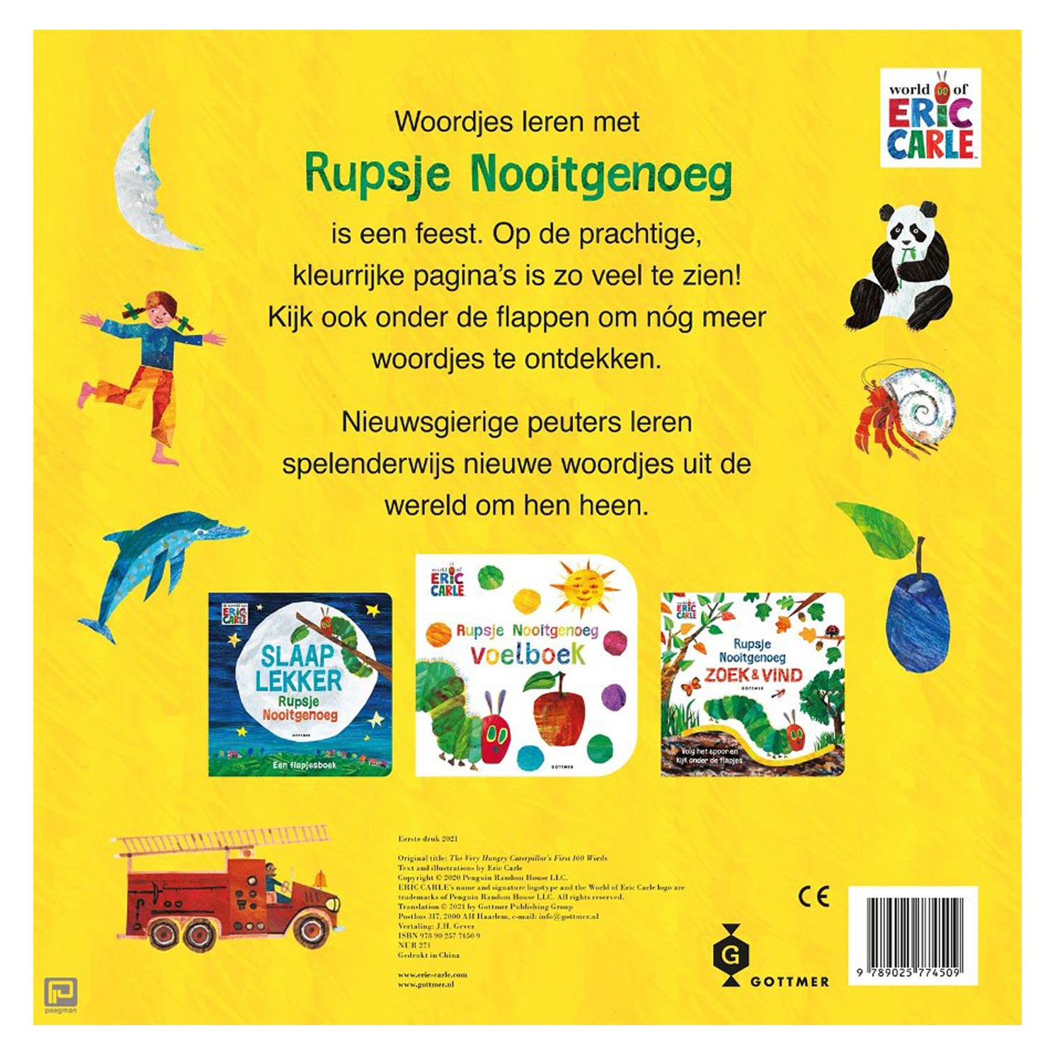 Rupsje Nooitgenoeg Flapjesboek - 100 eerste woordjes