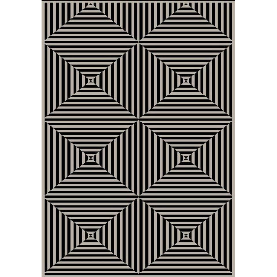 Dutch Lifestyle - Acryl - Vloerkleed - 160x230cm - Grijs