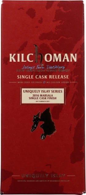 KILCHOMAN VINTAGE 2016 MARSALA SINGLE CASK 70CL