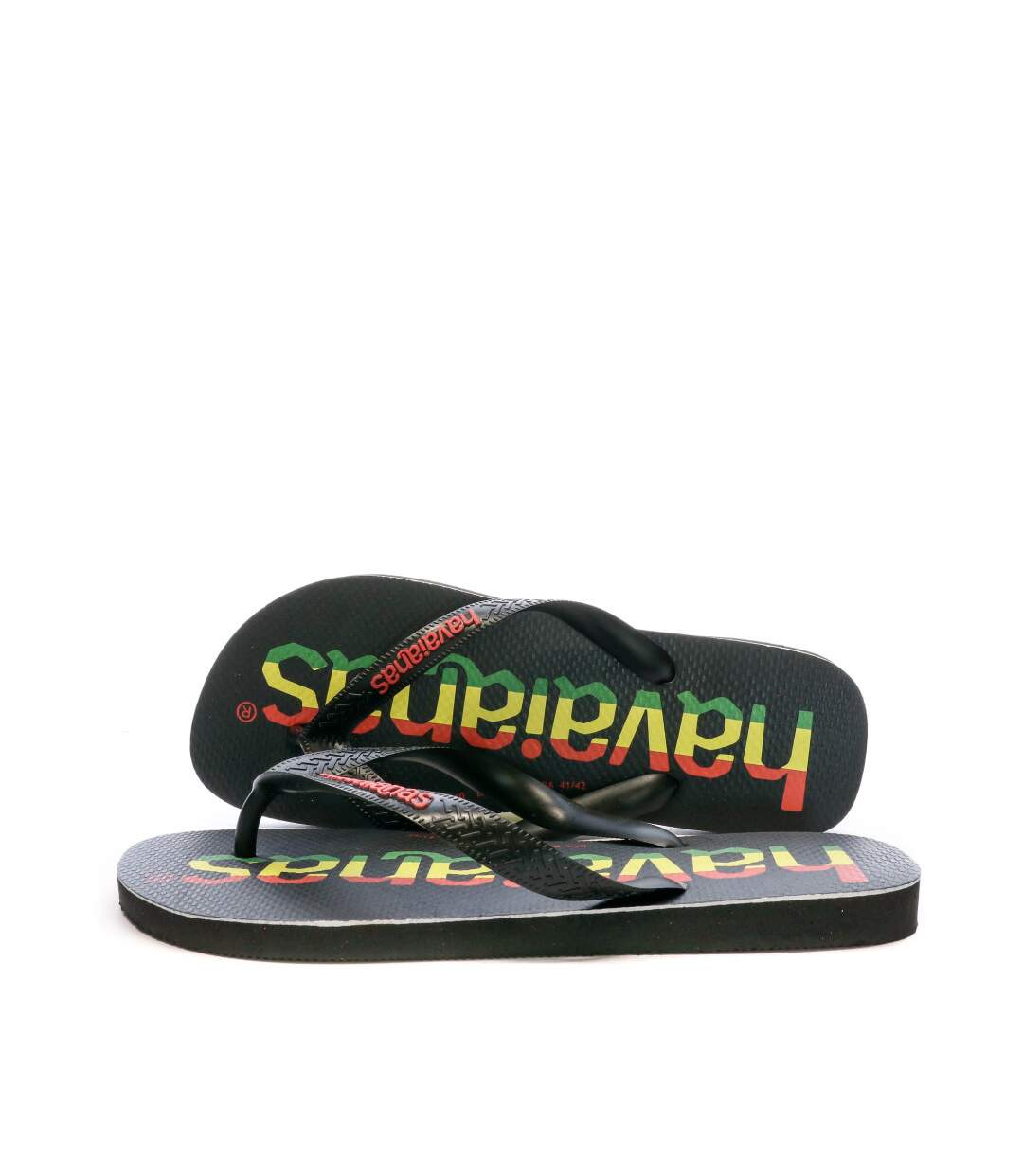 Tongs Noir Homme Havaianas Top Logomania