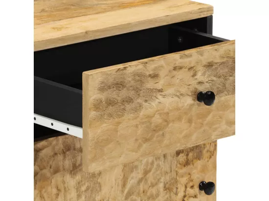 Prolenta Premium - Table de chevet 50x33x60 cm bois de manguier massif