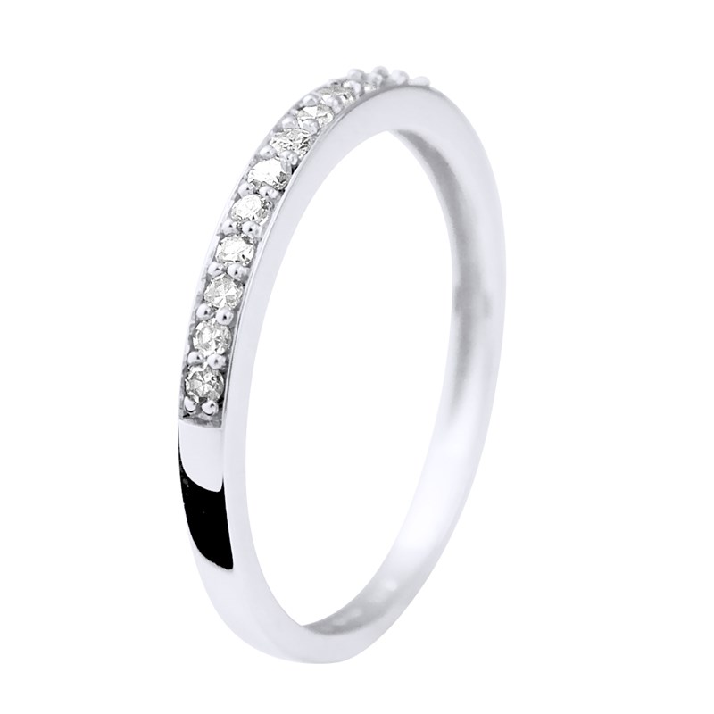 Alliance Diamants 0,20 Cts Joaillerie Or Blanc