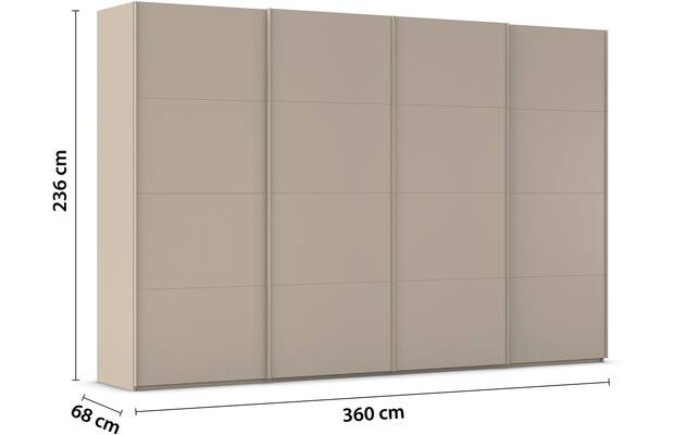 Kledingkast Finca Mat Glas