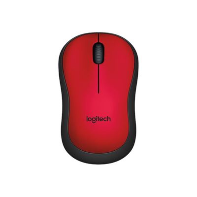 Logitech M220 - souris sans fil silencieuse - rouge