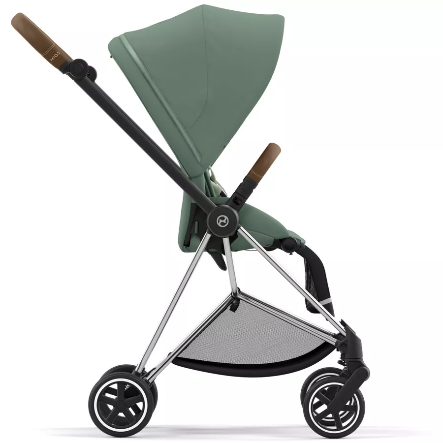 cybex PLATINUM Kombikinderwagen New Mios Chrome Brown Leaf Green