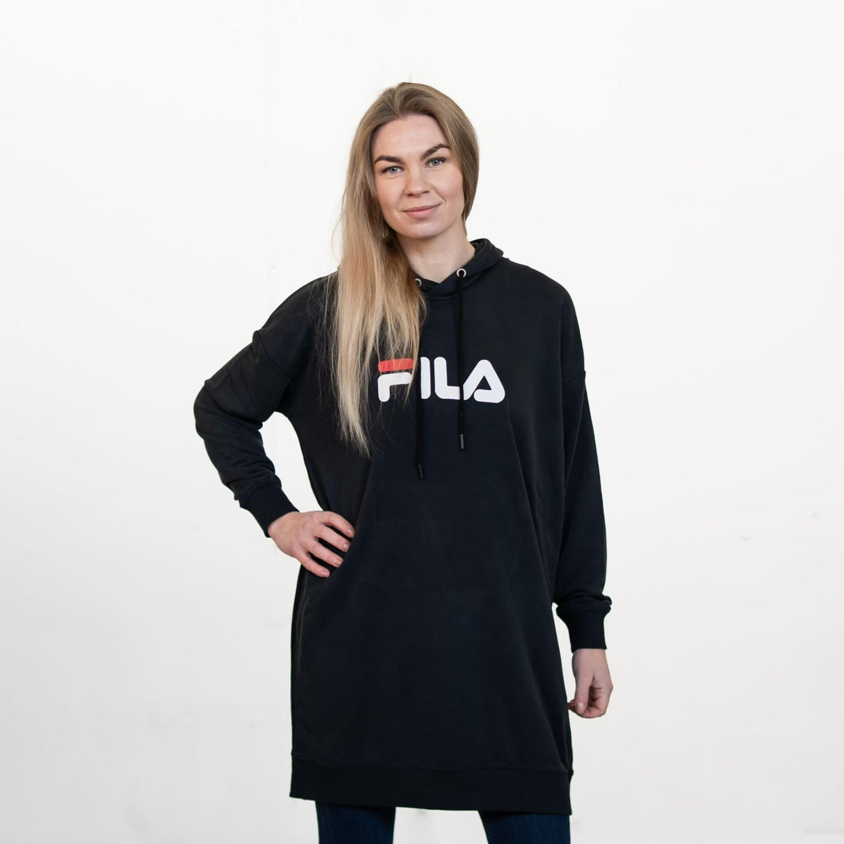 FILA<br>WOMEN ELISH oversized hoody dress