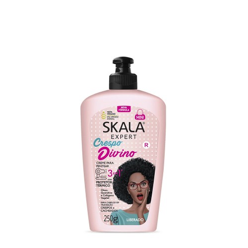 Skala Crespo Divino Creme de Pentear 3 em 1 250g