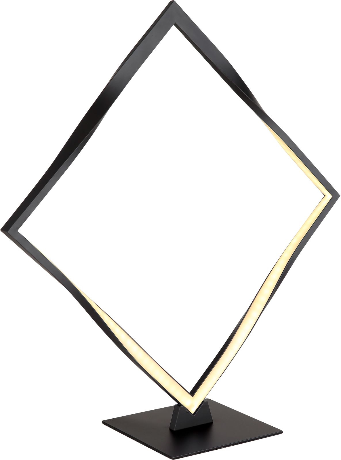 LED-Tischleuchte - schwarz-matt - 44 cm hoch