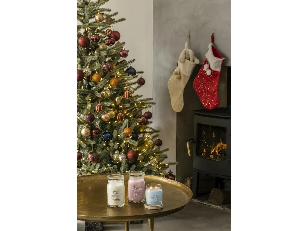 Yankee Candle Parisian Holiday Brunch, Cylinder, Rose, Orange, 90 t, 1 stk