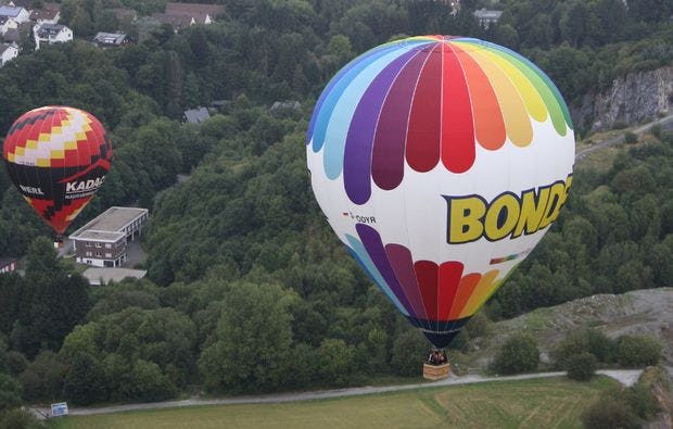 Ballonfahrt über Mannheim