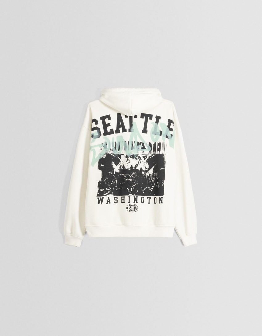 Moletom oversized estampado