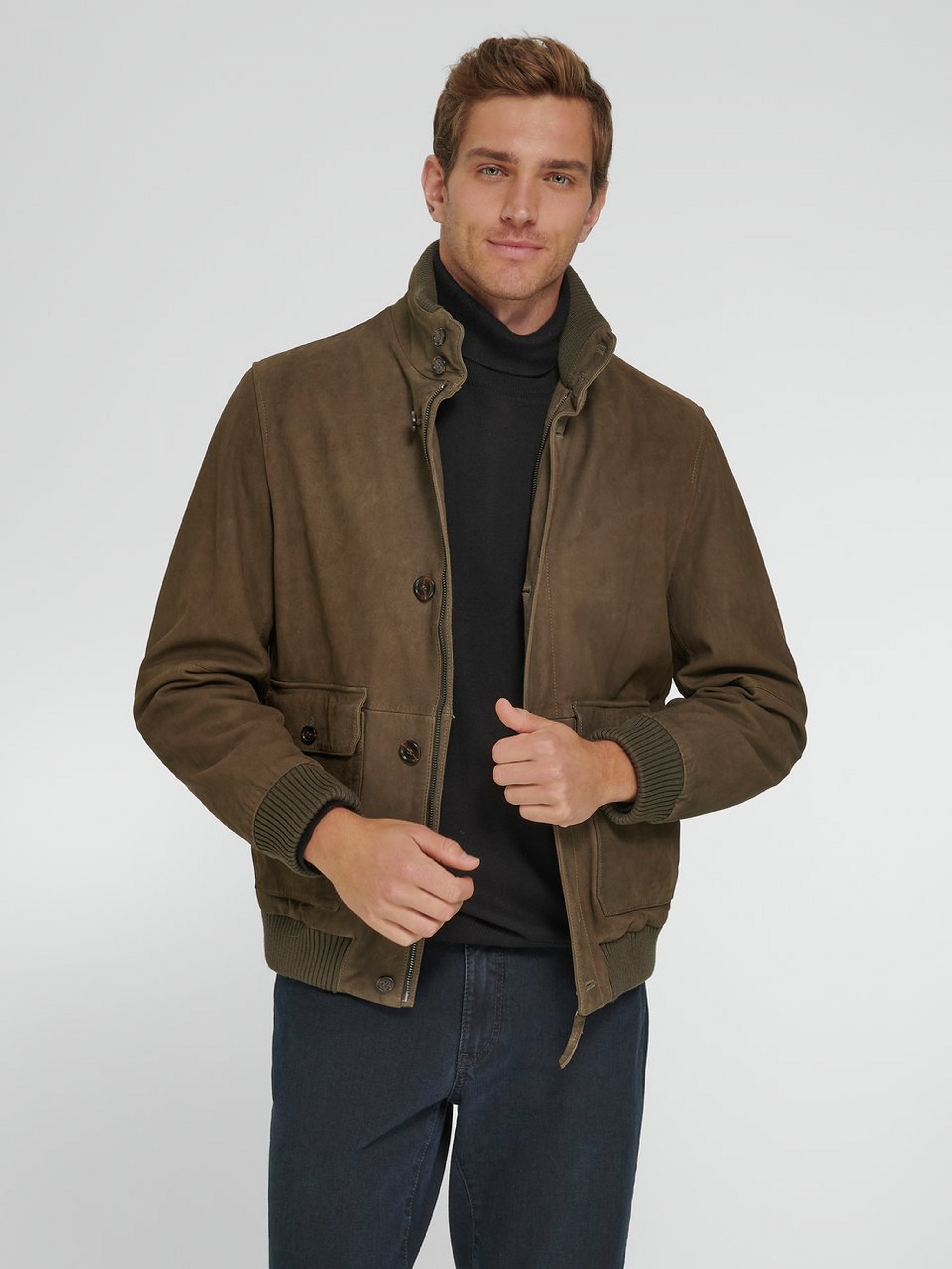 Lederblouson