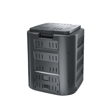 Compostbak zwart 320L