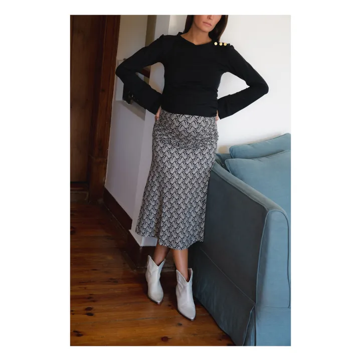Paloma Collection Jupe de Grossesse Clementina Comporta | Noir