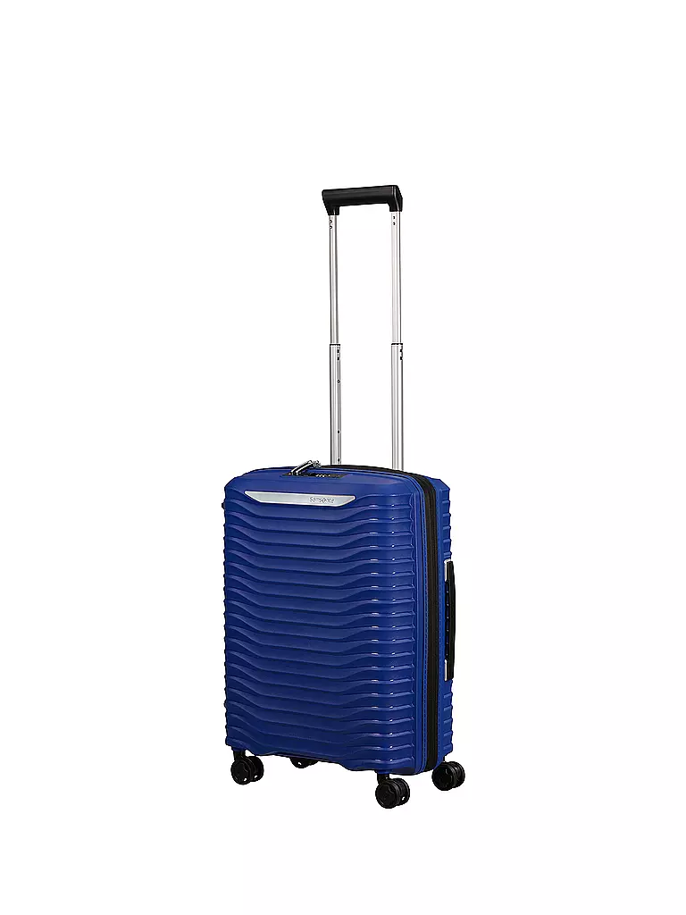 SAMSONITE Trolley  UPSCAPE SPINNER 55cm erweiterbar nautical blue blau