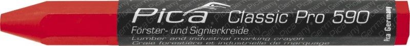 Pica 12st 590/40 Markeerkrijt PRO 12x120mm rood