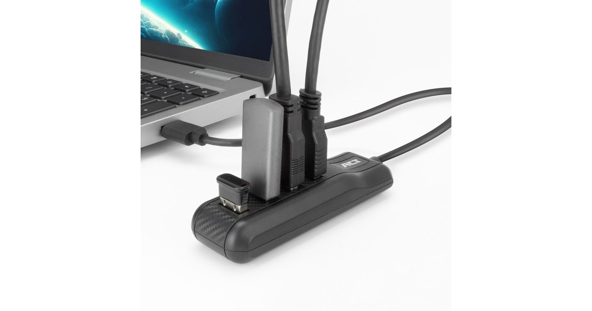 ACT ConnectivityUSB-A hub 3.0, 4 poorts USB-A usb-hub  (Zwart)