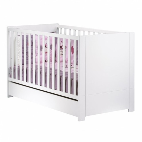 Tiroir de lit 140x70 LOFT Blanc - SAUTHON