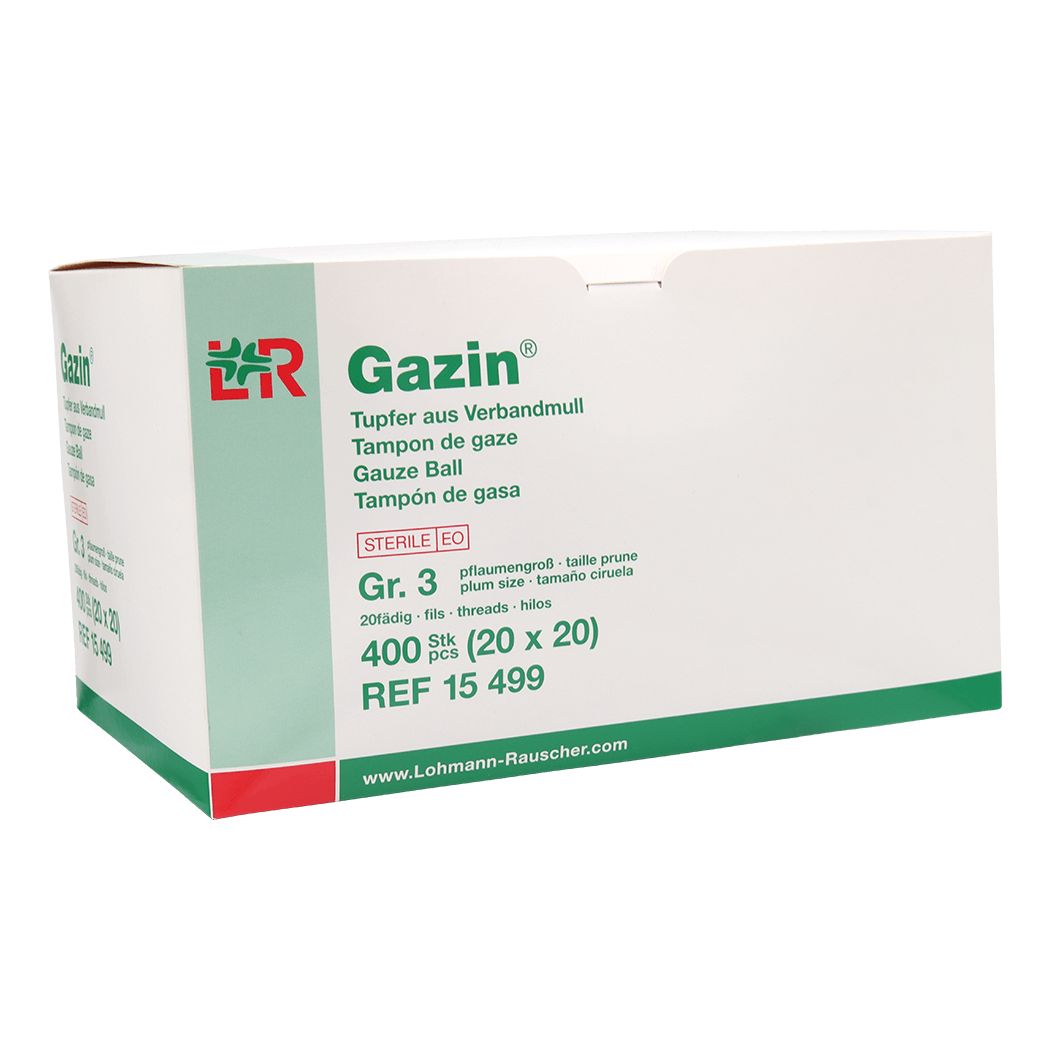 Gazin® Tupfer pflaumengroß steril