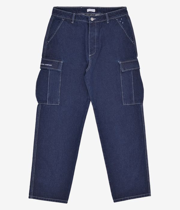 Pop Trading Company Denim Cargo Jeans (rinsed)