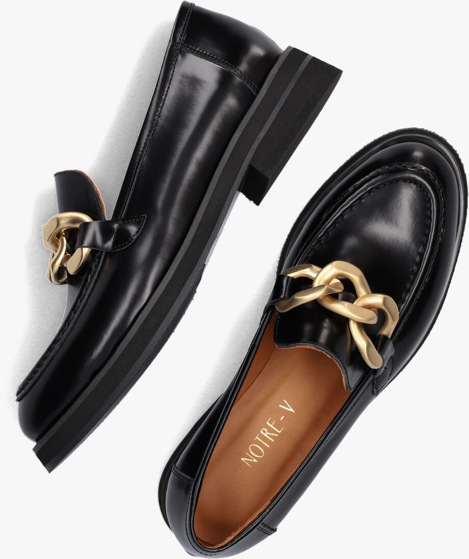 NOTRE-V zwarte notre-v loafers 03