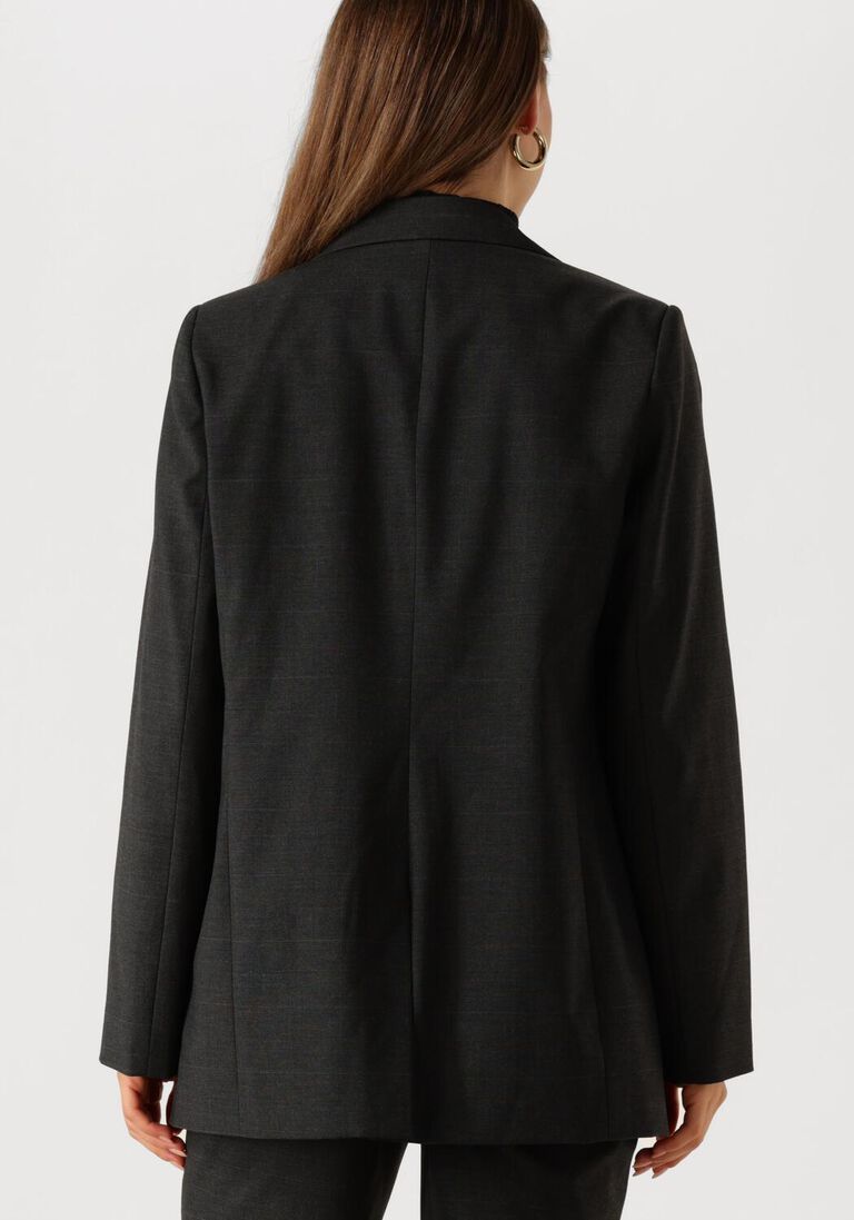 grijze co'couture blazer kaya single oversized blazer