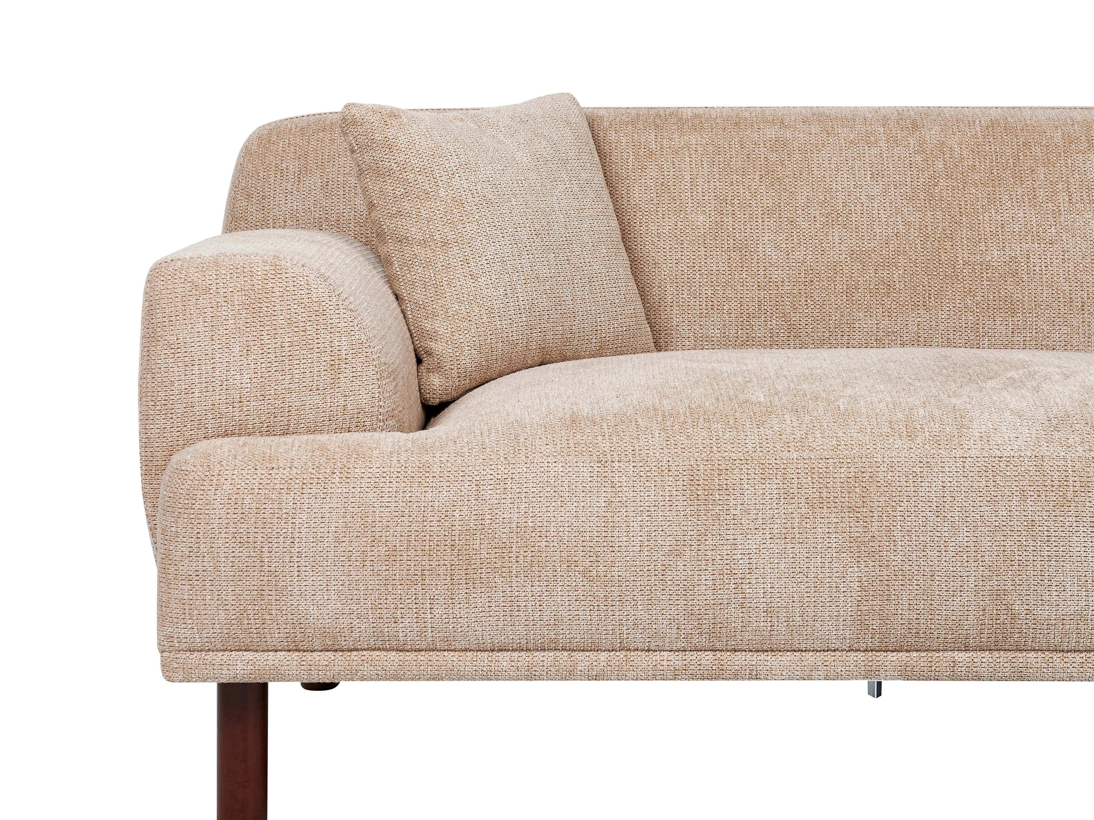 Hoekbank 3-zits HOLT Stof Beige linkszijdig