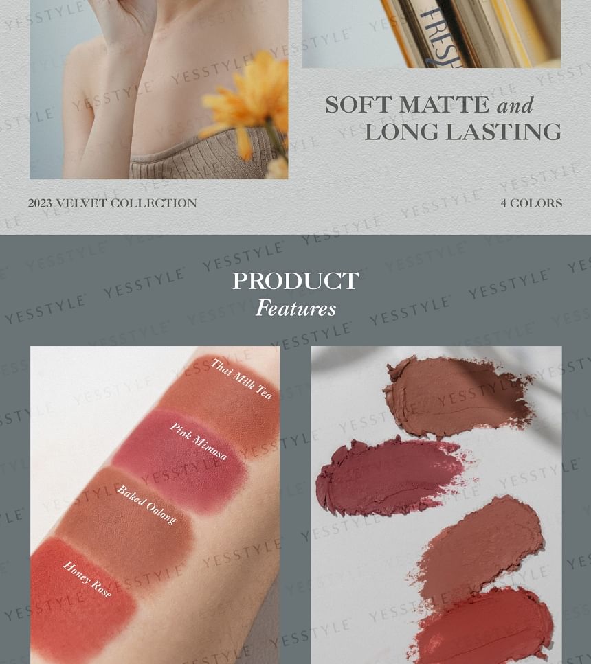 FreshO2 - Souffle So Creamy Lasting Lipstick