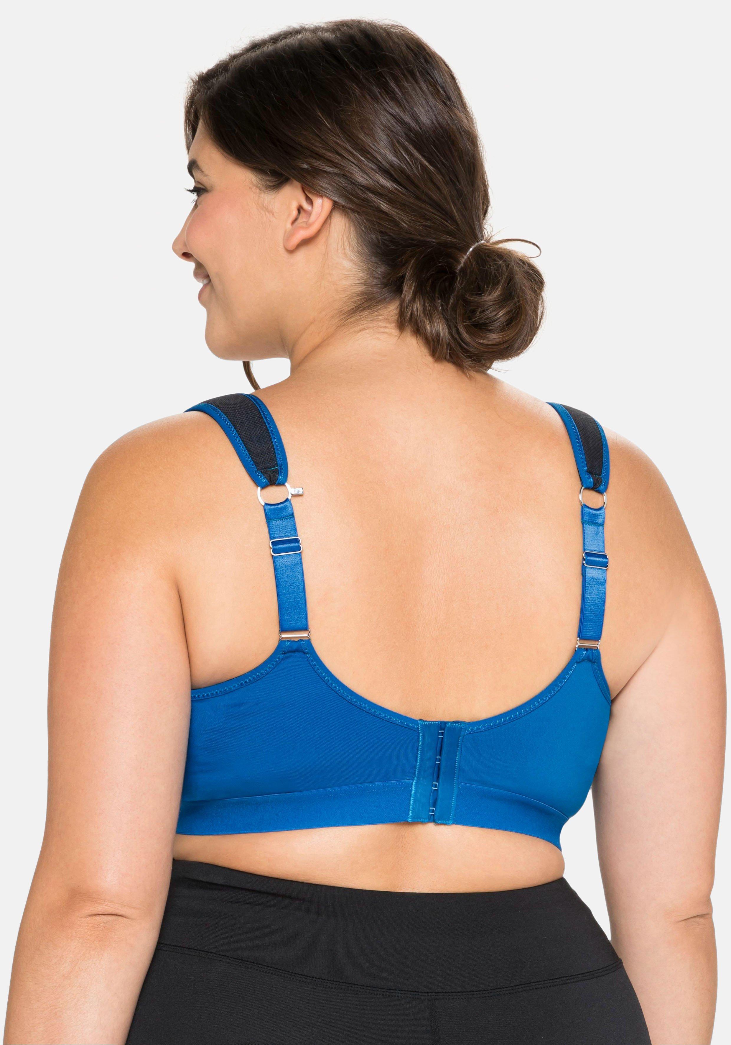 Sport-BH  aus Coolmax®, im Komfort-Schnitt