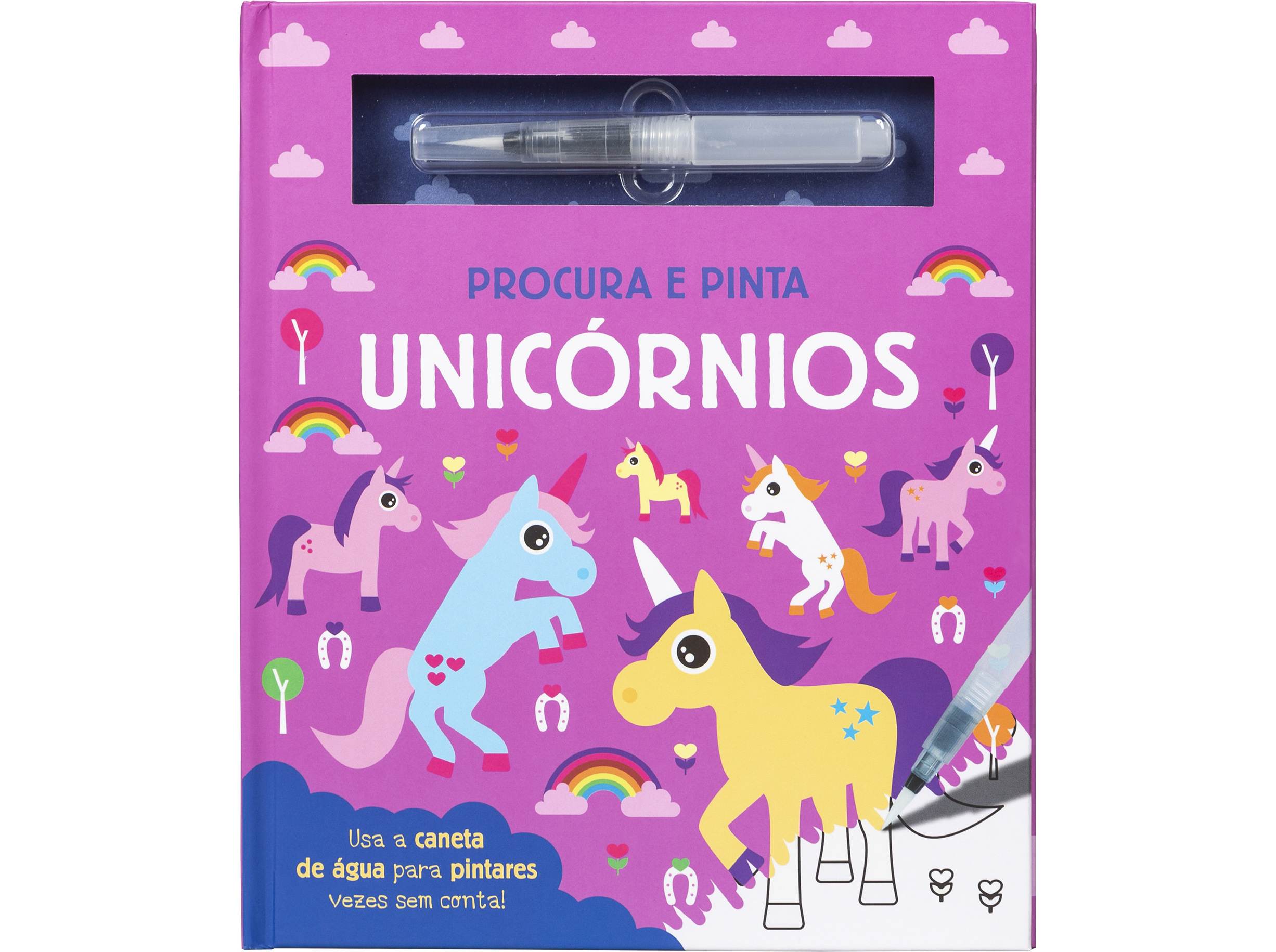 LIVRO PROCURA E PINTA UNICÓRNIOS