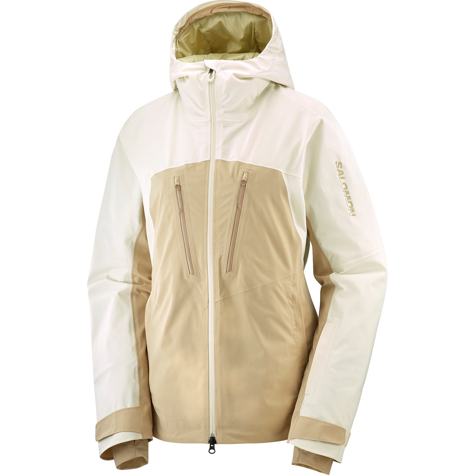 Salomon Brilliant Skijacke Damen safari vanilla ice