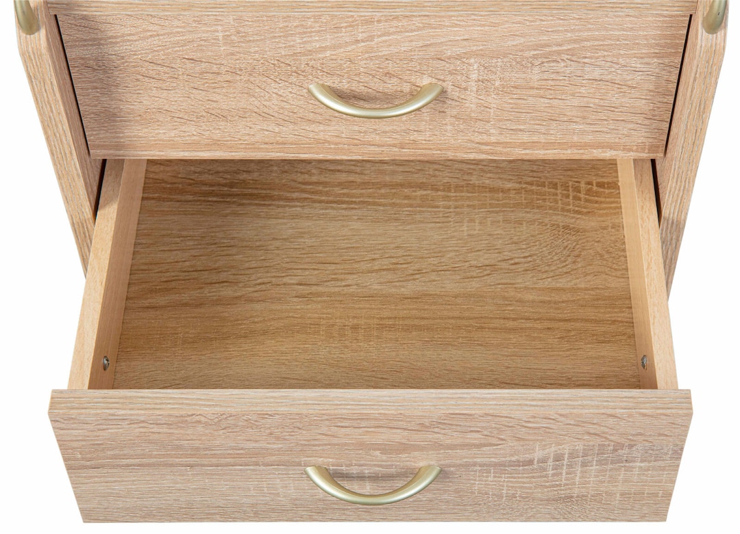 Rollcontainer Robin 36x65x40 cm Sonoma-Eiche Dekor