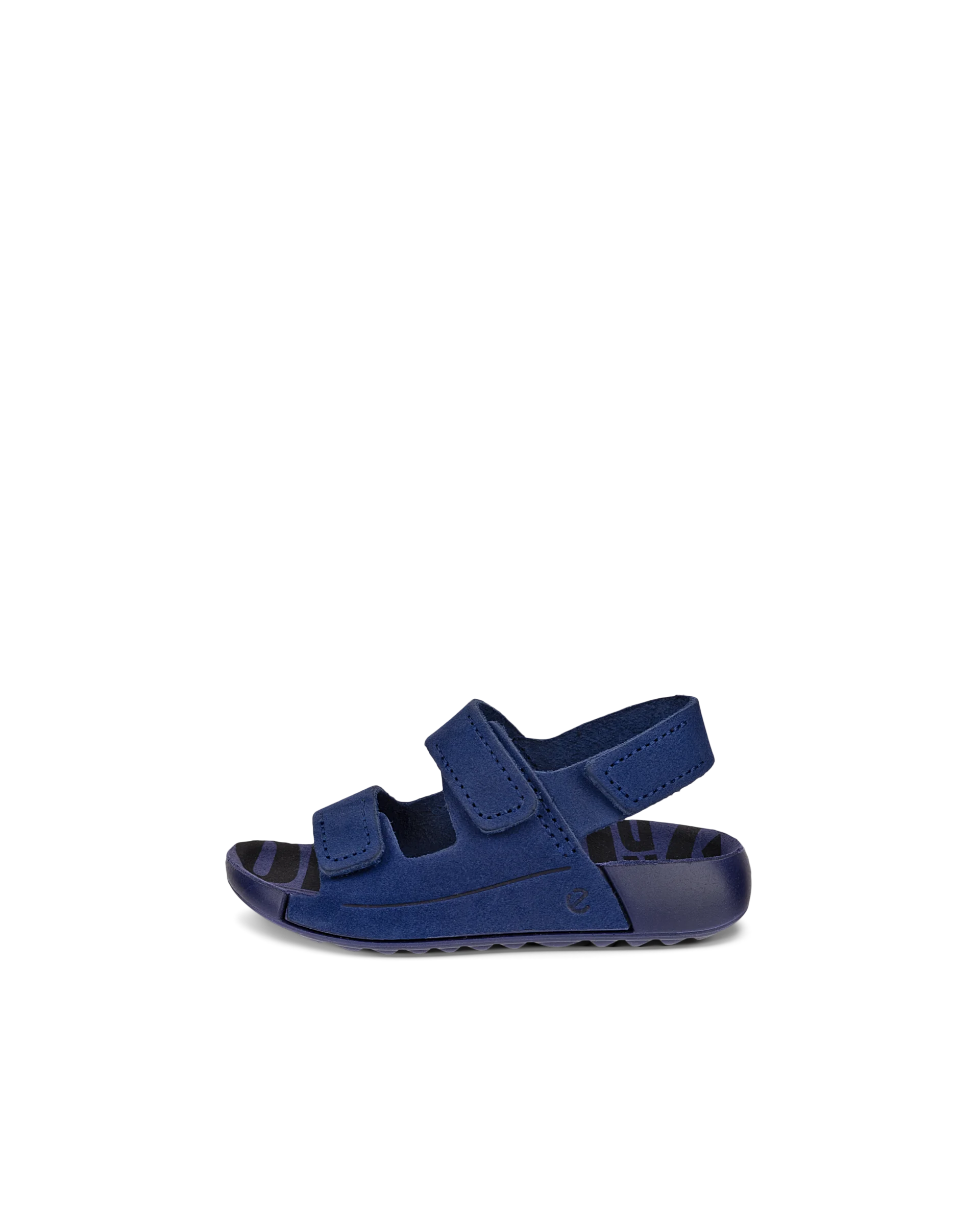 ECCO COZMO INFANT Kinder Nubuksandale mit zwei Riemen Blau
